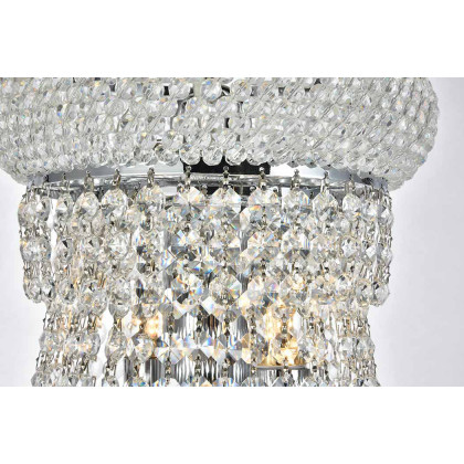 Elegant Pendant Light - Chrome/RC, L 24" (V1800D24C-RC)