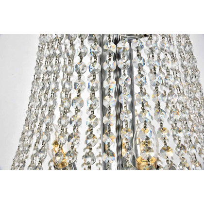 Elegant Pendant Light - Chrome/RC, L 24" (V1800D24C-RC)