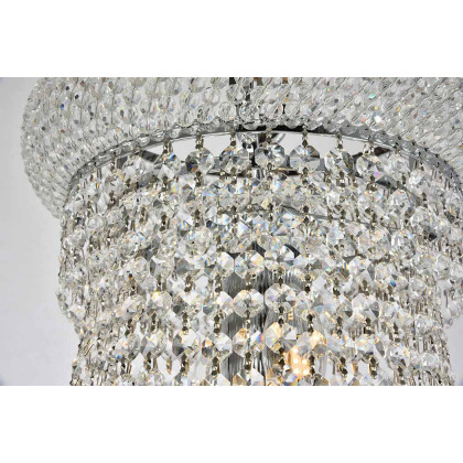 Elegant Pendant Light - Chrome/RC, L 28" (V1800D28C-RC)