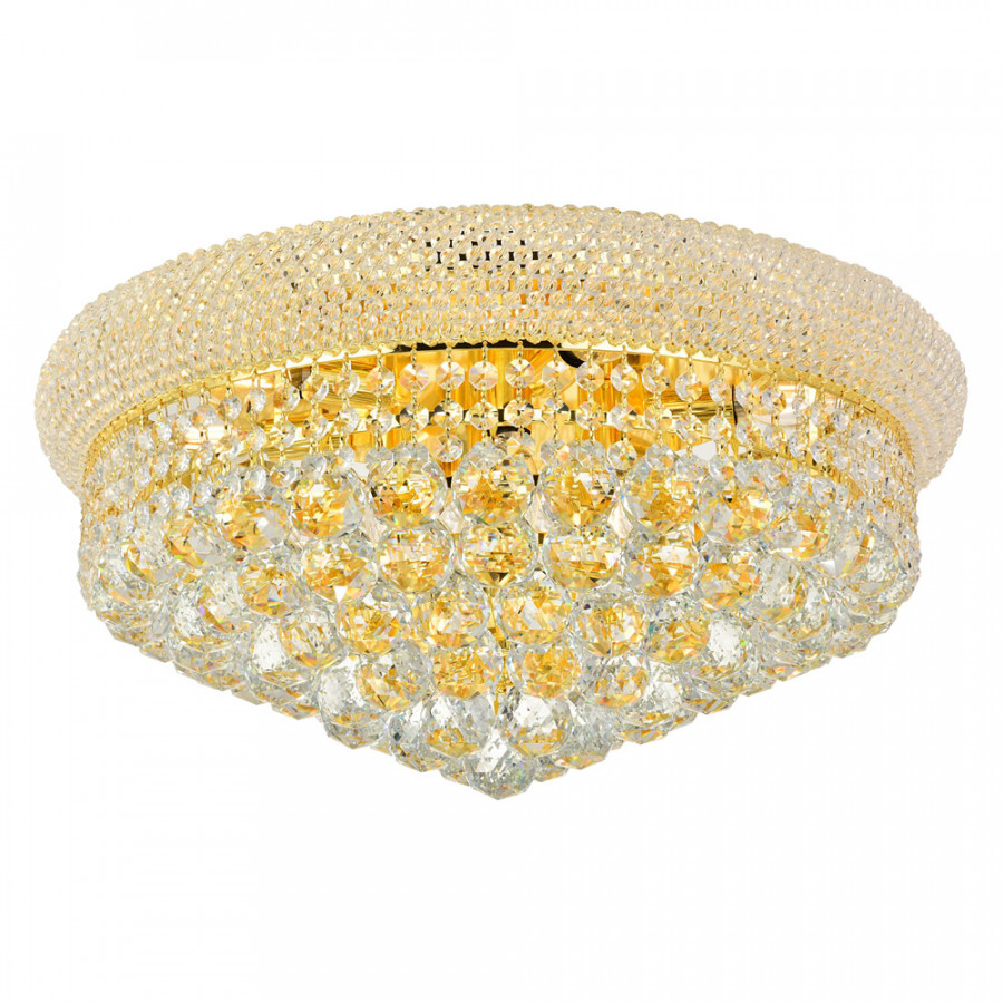 Elegant Flush Mount Light - Gold, L 20" (V1800F20G-RC)