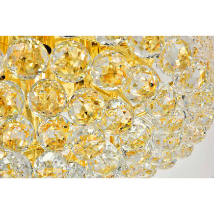 Elegant Flush Mount Light - Gold, L 20" (V1800F20G-RC)