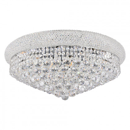 Elegant Flush Mount Light - Chrome/RC, L 24" (V1800F24C-RC)