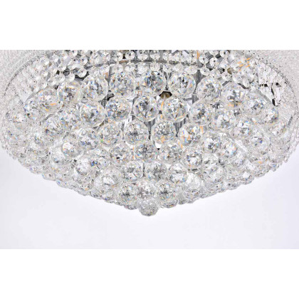 Elegant Flush Mount Light - Chrome/RC, L 24" (V1800F24C-RC)