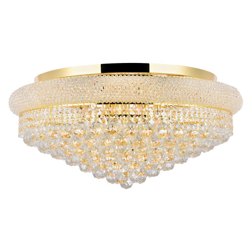 Elegant Flush Mount Light - Gold, L 28" (V1800F28G-RC)