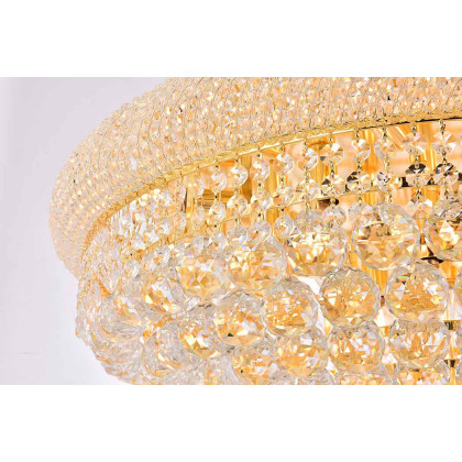 Elegant Flush Mount Light - Gold, L 28" (V1800F28G-RC)