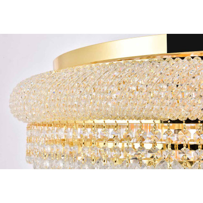 Elegant Flush Mount Light - Gold, L 28" (V1800F28G-RC)