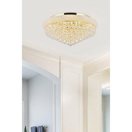 Elegant Flush Mount Light - Gold, L 28" (V1800F28G-RC)
