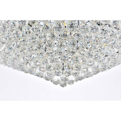 Elegant Flush Mount Light - Chrome, L 36" (V1800F36C-RC)
