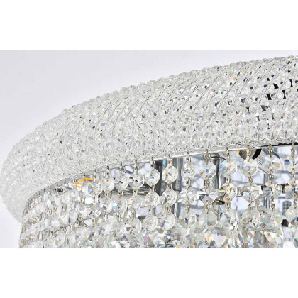 Elegant Flush Mount Light - Chrome, L 36" (V1800F36C-RC)