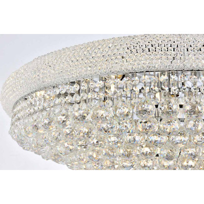 Elegant Flush Mount Light - Chrome, L 36" (V1800F36C-RC)