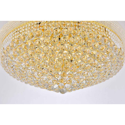 Elegant Flush Mount Light - Gold, L 36" (V1800F36G-RC)