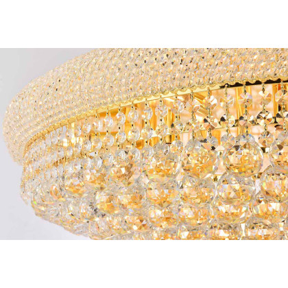 Elegant Flush Mount Light - Gold, L 36" (V1800F36G-RC)