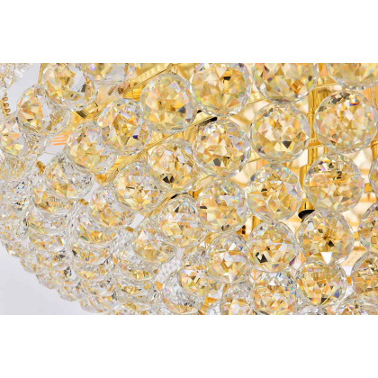 Elegant Flush Mount Light - Gold, L 36" (V1800F36G-RC)