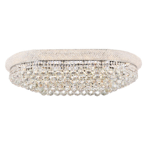 Elegant Flush Mount Light - Chrome, L 36" (V1800F36SC-RC)