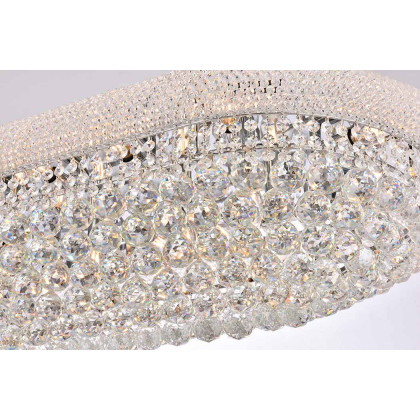 Elegant Flush Mount Light - Chrome, L 36" (V1800F36SC-RC)