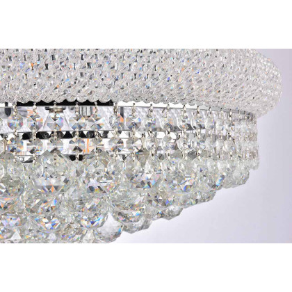 Elegant Flush Mount Light - Chrome, L 36" (V1800F36SC-RC)