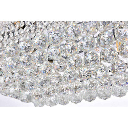 Elegant Flush Mount Light - Chrome, L 36" (V1800F36SC-RC)
