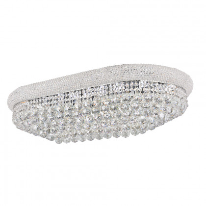 Elegant Flush Mount Light - Chrome, L 36" (V1800F36SC-RC)