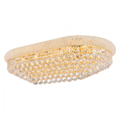 Elegant Flush Mount Light - Gold/RC, L 36" (V1800F36SG-RC)