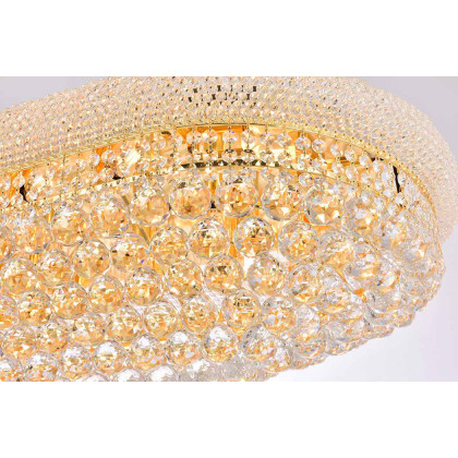 Elegant Flush Mount Light - Gold/RC, L 36" (V1800F36SG-RC)