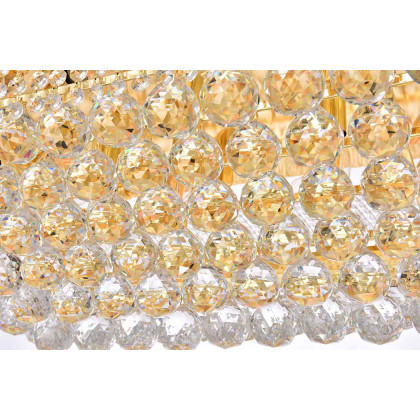 Elegant Flush Mount Light - Gold/RC, L 36" (V1800F36SG-RC)