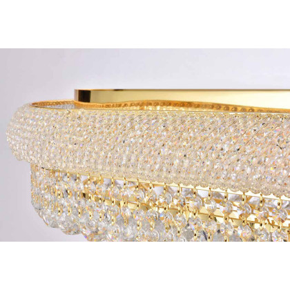 Elegant Flush Mount Light - Gold/RC, L 36" (V1800F36SG-RC)