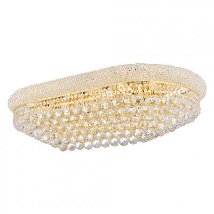 Elegant Flush Mount Light - Gold/RC, L 36" (V1800F36SG-RC)
