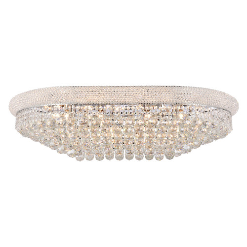 Elegant Flush Mount Light - Chrome, L 40" (V1800F40SC-RC)
