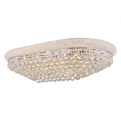 Elegant Flush Mount Light - Chrome, L 40" (V1800F40SC-RC)