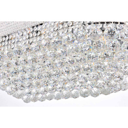 Elegant Flush Mount Light - Chrome, L 40" (V1800F40SC-RC)
