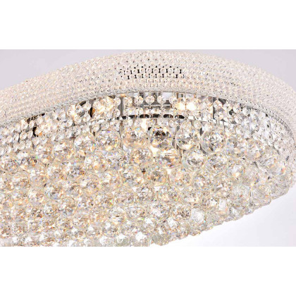 Elegant Flush Mount Light - Chrome, L 40" (V1800F40SC-RC)