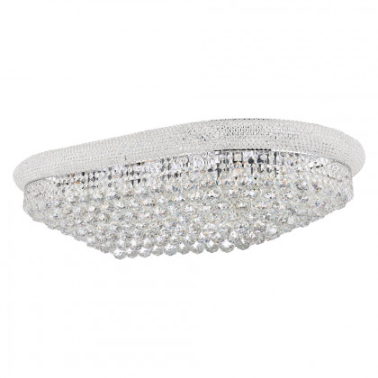 Elegant Flush Mount Light - Chrome, L 40" (V1800F40SC-RC)
