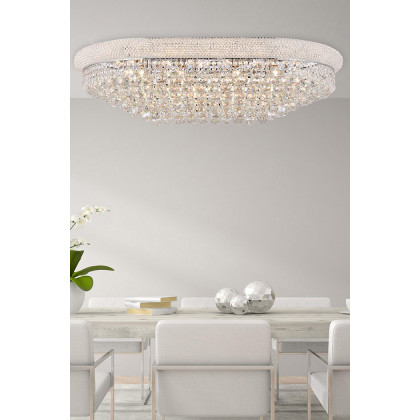 Elegant Flush Mount Light - Chrome, L 40" (V1800F40SC-RC)