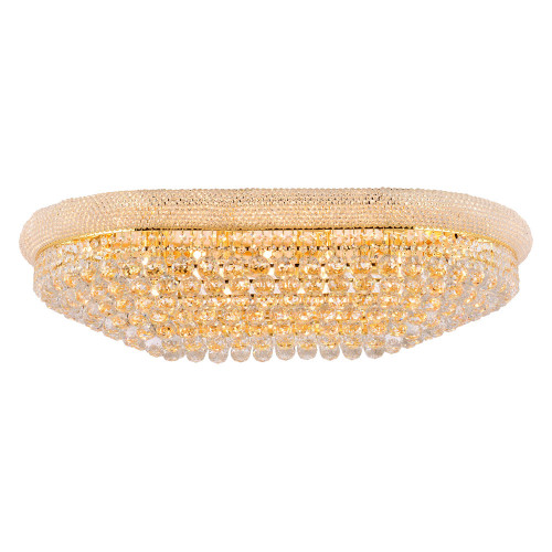 Elegant Flush Mount Light - Gold, L 40" (V1800F40SG-RC)