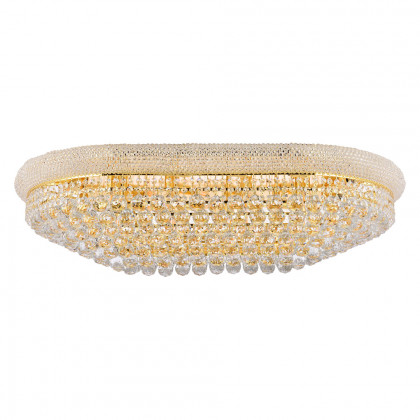 Elegant Flush Mount Light - Gold, L 40" (V1800F40SG-RC)