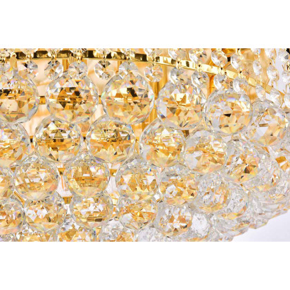 Elegant Flush Mount Light - Gold, L 40" (V1800F40SG-RC)