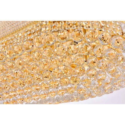 Elegant Flush Mount Light - Gold, L 40" (V1800F40SG-RC)