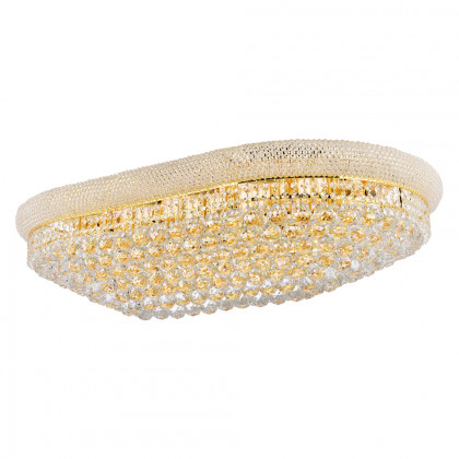 Elegant Flush Mount Light - Gold, L 40" (V1800F40SG-RC)