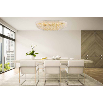 Elegant Flush Mount Light - Gold, L 40" (V1800F40SG-RC)