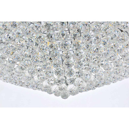 Elegant Flush Mount Light - Chrome, L 42" (V1800F42C-RC)
