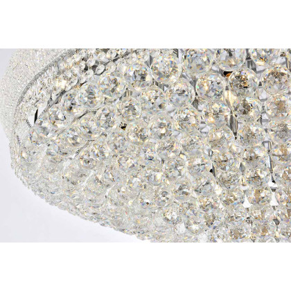 Elegant Flush Mount Light - Chrome, L 42" (V1800F42C-RC)