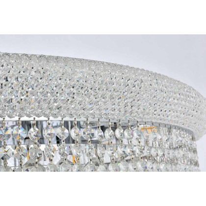 Elegant Flush Mount Light - Chrome, L 42" (V1800F42C-RC)