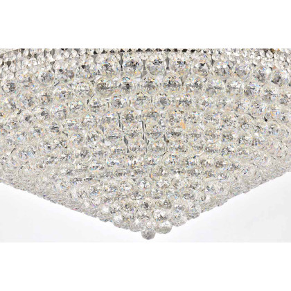 Elegant Flush Mount Light - Chrome, L 48" (V1800F48C-RC)