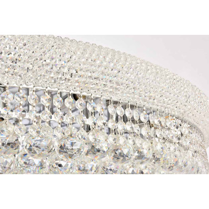 Elegant Flush Mount Light - Chrome, L 48" (V1800F48C-RC)
