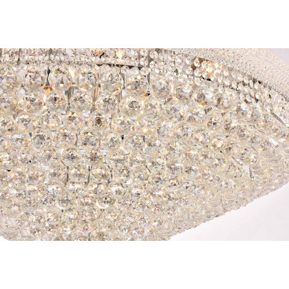Elegant Flush Mount Light - Chrome, L 48" (V1800F48C-RC)