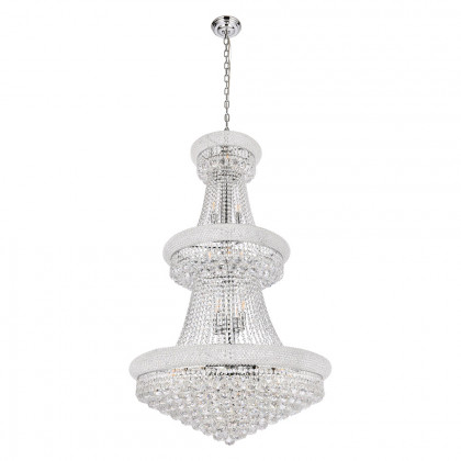 Elegant Chandelier - Chrome/EC, L 30" (V1800G30C-EC)