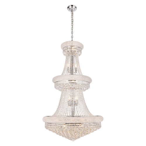 Elegant Chandelier - Chrome/RC, L 30" (V1800G30C-RC)
