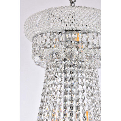 Elegant Chandelier - Chrome/RC, L 30" (V1800G30C-RC)