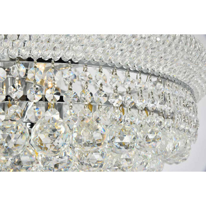 Elegant Chandelier - Chrome, L 36" (V1800G36C-RC)