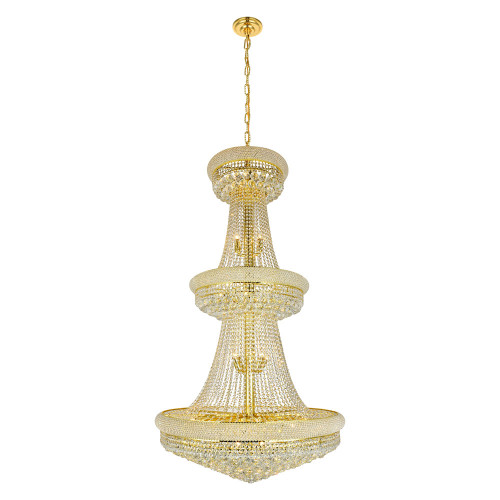 Elegant Chandelier - Gold, L 36" (V1800G36G-RC)